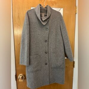 Jill’s Women's Gray Wool Coat